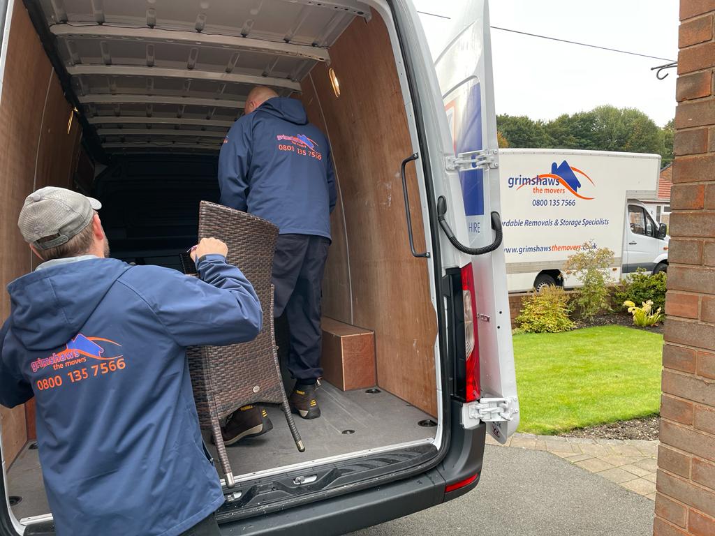 loading a van